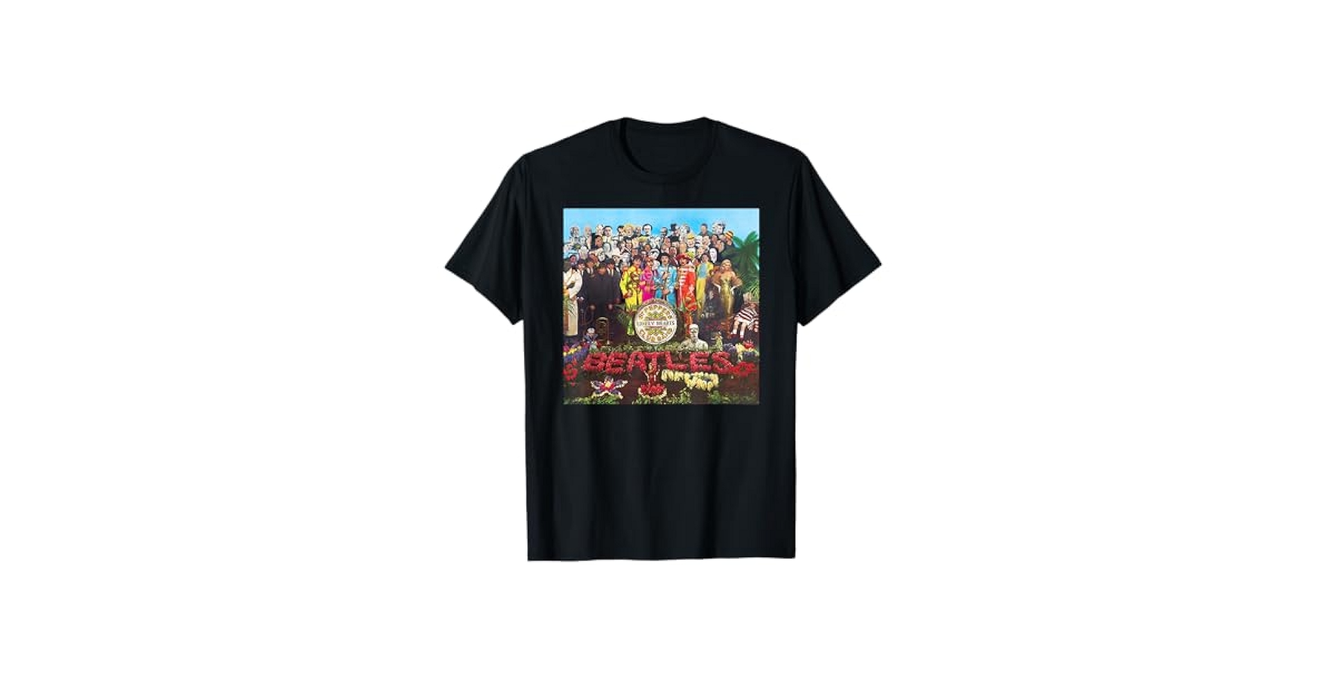 Amazon.com: The Beatles - SGT Peppers Album T-Shirt